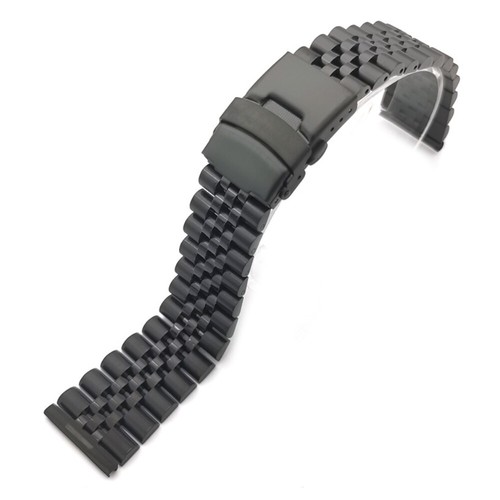 Neu Edelstahl Uhrenband Massiv Jubiläum Armband Armband Verschluss Ersatz - Bild 4 von 7