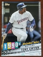 2020 Topps Baseball 1990s Decades' Best Tony Gwynn Padres