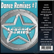 KARAOKE CD+G LEGEND SERIES DANCE REMIXES #1 Vol-215 NEW In Vinyl w/Print