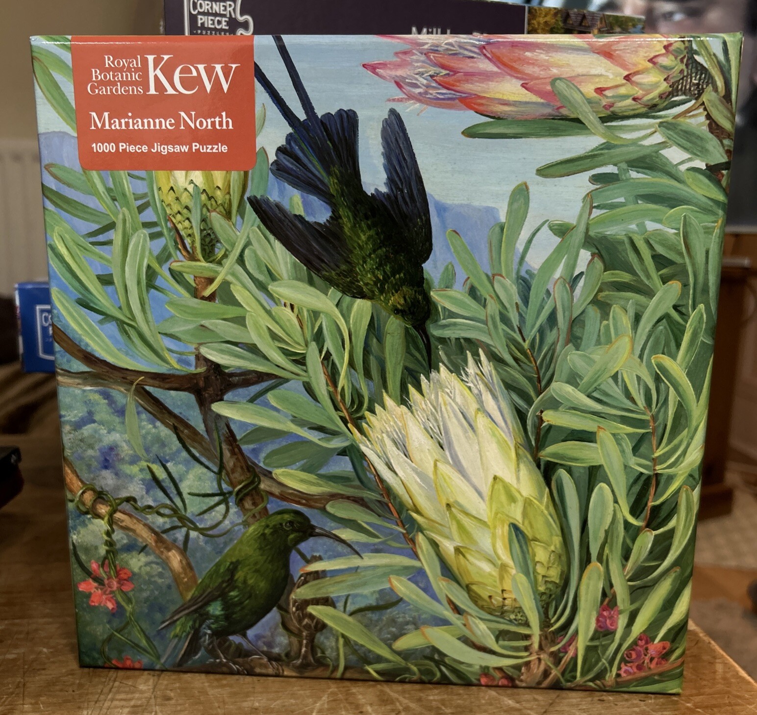 New Kew Gardens Marianne North Jigsaw Honeyflowers & Honeysuckers By Flame Tree