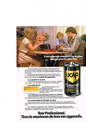ADVERTISEMENT 1979 UCAR Professional Alkaline Batteries
