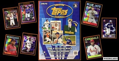 2025 Topps Archives: Black Foilboard - RCs HOF - Blaster Exclusive ''Pick a Card''