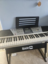RockJam RJ761-SK 61 Key Electronic Interactive Teaching Piano Keyboard