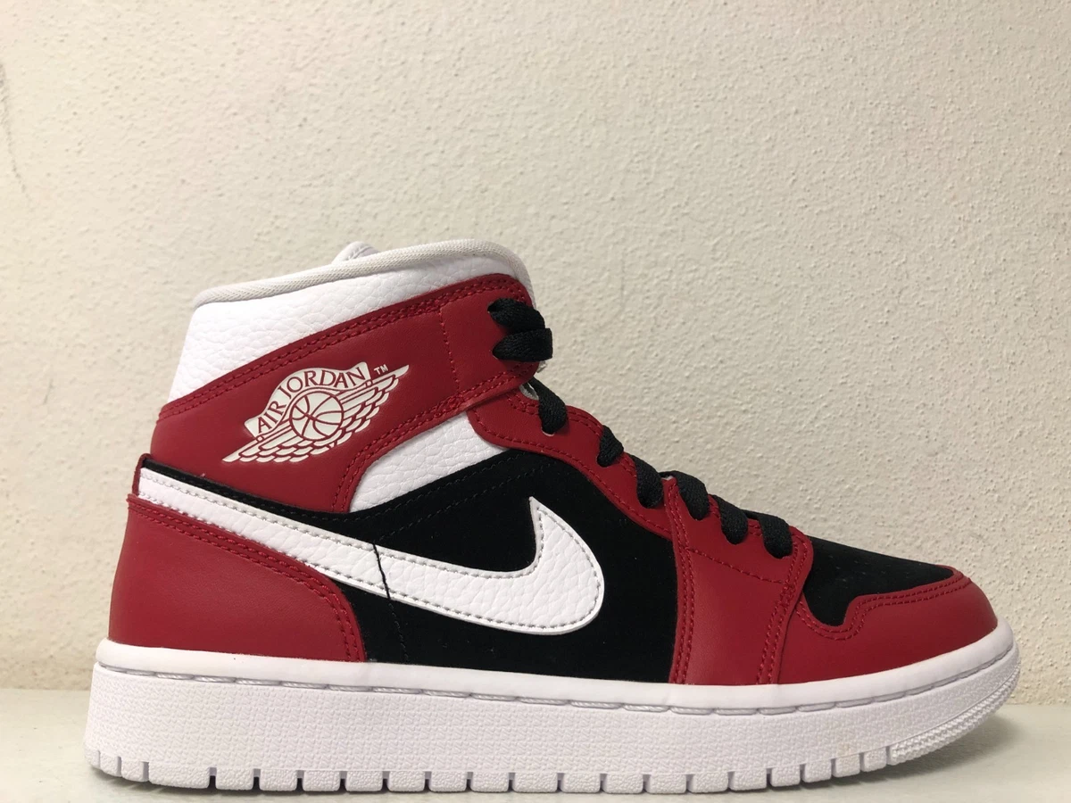 Jordan 1 Mid Gym Red Black W for sale - eBay