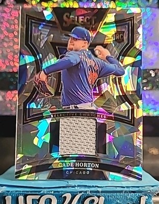 CADE HORTON (RC)  Ice PRIZM - Selective Swatches Relic - 2025 Select Baseball