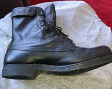 Addison Shoe Company Combat Boots Black Size9.5 D-71379-scuff marks, still solid