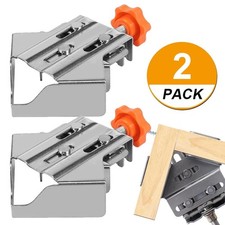 2PCS Corner Clamp 90 Degree Right Angle Clamps for Crafting Project Wood Tool UK