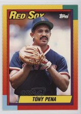 1990 Topps Traded Factory Set White Back Tony Pena #90T 05v0