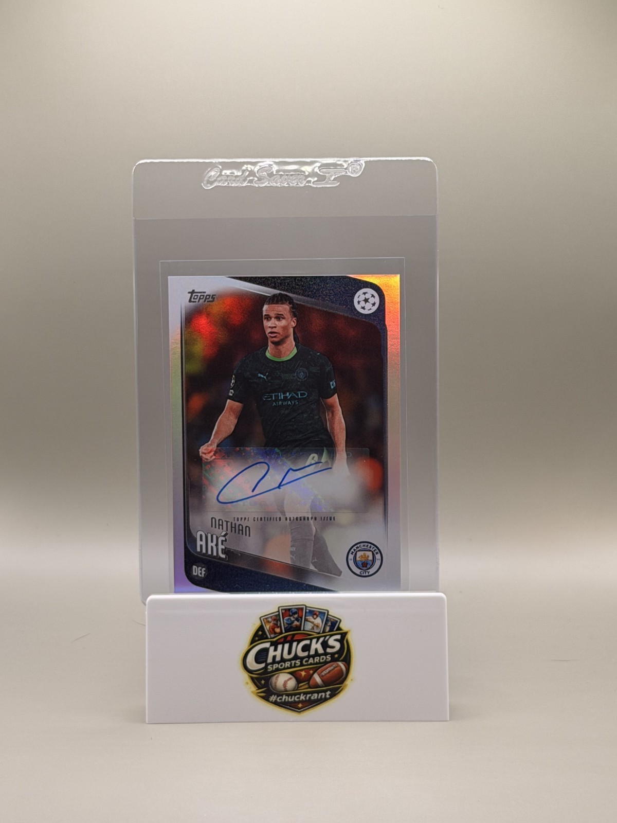 Topps UCC Flagship 2025-26 - Nathan Ake Manchester City Auto