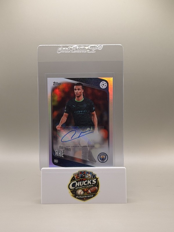 Topps UCC Flagship 2025-26 - Nathan Ake Manchester City Auto