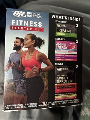 On Optimum Nutrition Fitness Starter kit 9 Packets