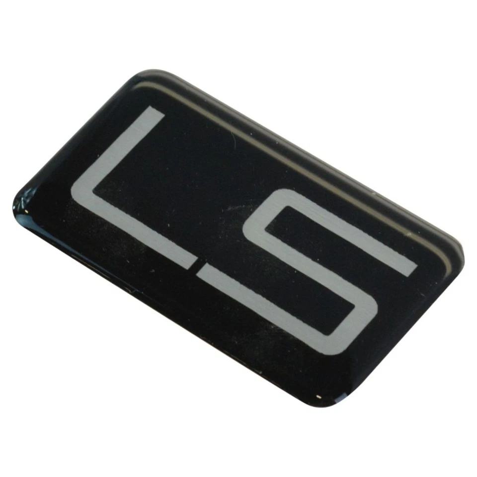 Placa de identificación OEM 15678961 LS emblema negro y plateado para camioneta Chevy SUV nueva Foto 3 de 4