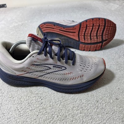 Brooks Glycerin 19 Running Shoes Mens 13 Grey Navy Red 1103561D002 Cushion