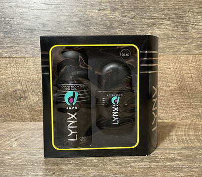 Vintage Lynx Java Deodorant Bodyspray Aftershave Gift Set 1990s NEW OLD  STOCK UK - Main Image