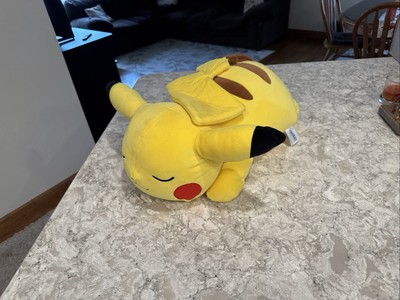 Pokemon Sleeping Pikachu Plush Soft Jumbo  Pillow Buddy 18  Jazwares 2022 B201