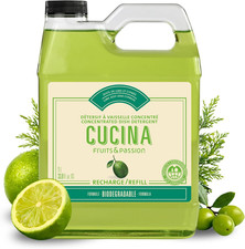 Fruits & Passion  Concentrated Dish Soap Refill, Lime Zest