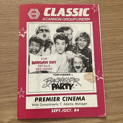 Cannon Classic Cinema London 1984 films programme. Film. Purple Rain, Karate Kid
