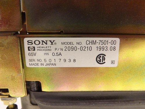 HP HEWLETT PACKARD SONY CHM-7501-00 2090-0210 COLOR CRT DISPLAY MODULE T45303 - Picture 7 of 8