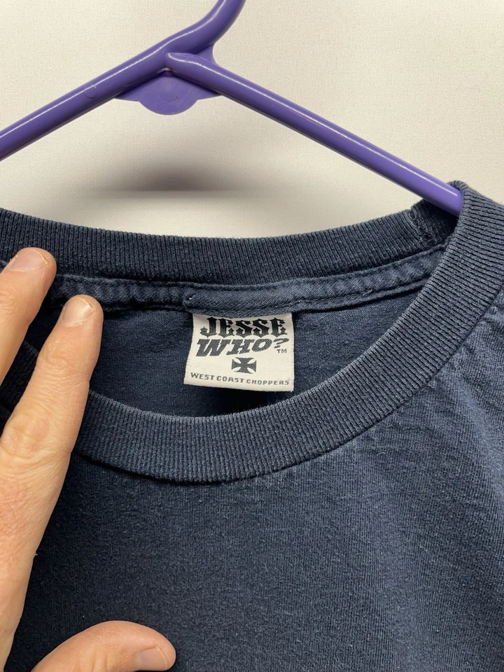 Camiseta de Playa Larga West Coast Choppers De Colección Y2K Talla L Jesse Who Foto 4 de 4