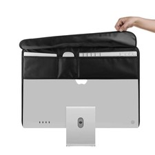 Monitor Dust Cover for iMac 24 inch PU Leather Anti-Static Dustproof Protecti...