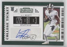 2019 Panini Contenders Draft Picks College Ticket LJ Scott #128 Auto 2qw