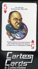 Jim Jeffcoat 2006 Hero Decks Dallas Cowboys Football Heroes Playing Cards #5H
