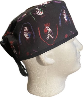 Kiss Small Faces Scrub Hat Chemo Cap