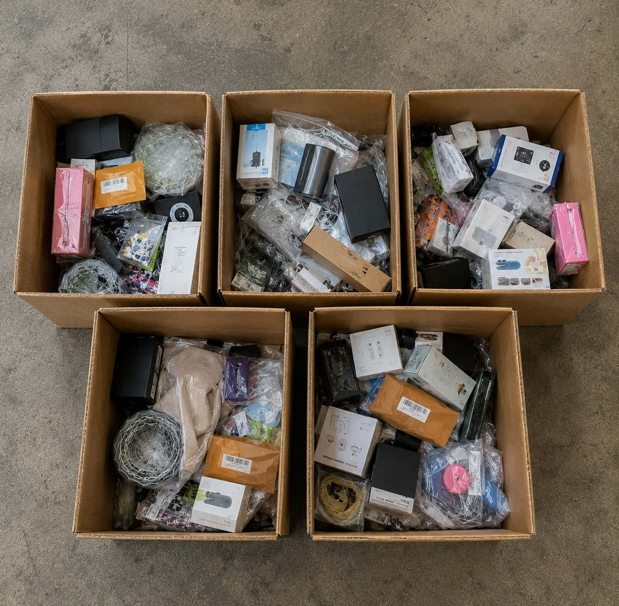 Amazon Overstock Consumer Goods Ready for Families and Resellers