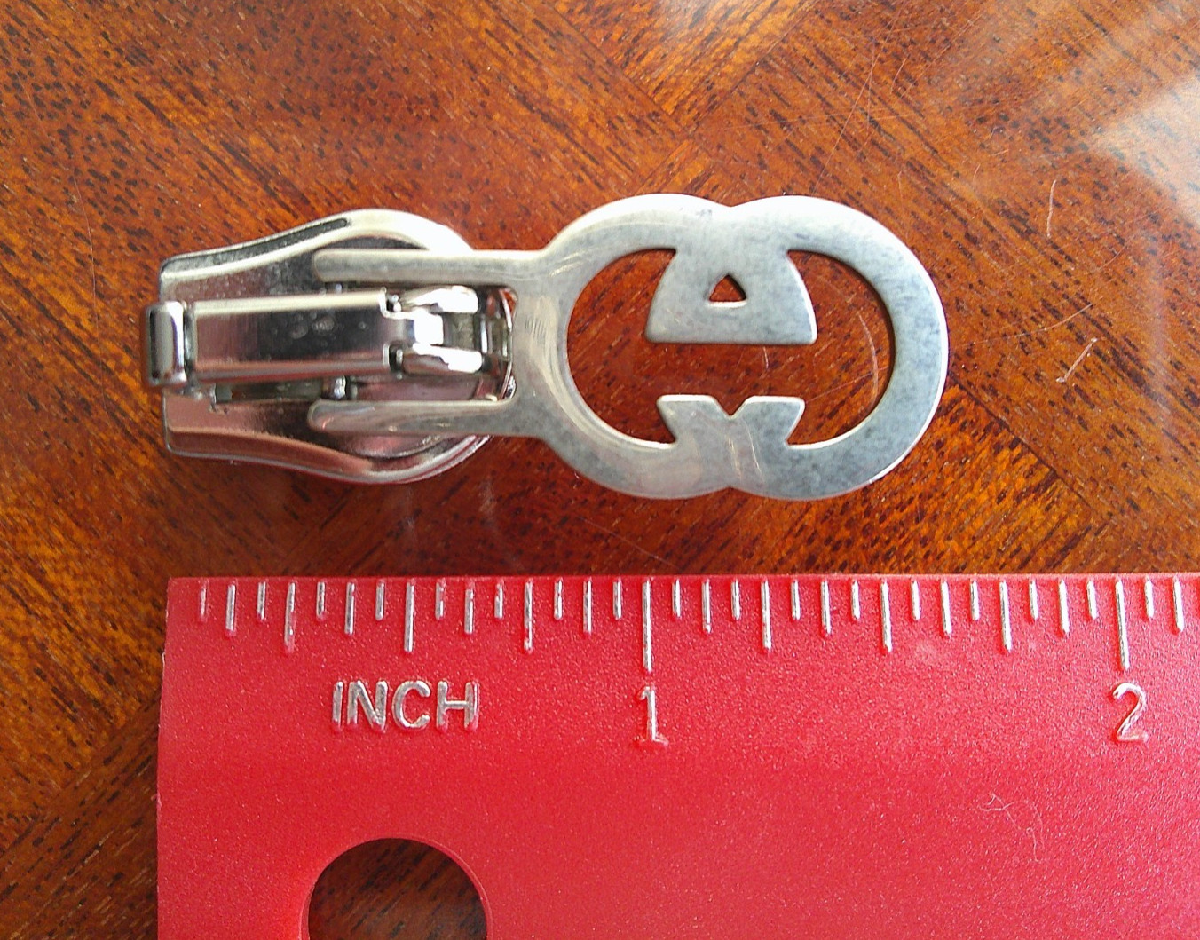 GUCCI replacement handbag, jacket silver tone zip… - image 3