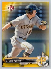 2017 BOWMAN #BP65 AUSTIN MEADOWS PROSPECTS YELLOW PITTSBURGH PIRATES