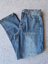 Frye Women's Jeans Medium Wash Blue High Rise Straight Leg Stretch Denim Size 8