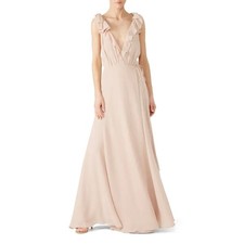 Reformation Champagne Peppermint Dress - size S