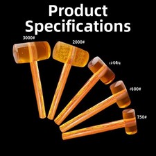 For Tile Setting Mallet with Oil Resistant Rubber and Solid Wood Handle