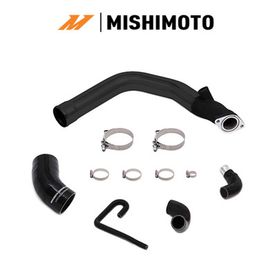 Mishimoto Wrinkle Black Charge Pipe Kit For 2014-2021 Subaru WRX/Forester 2.0L