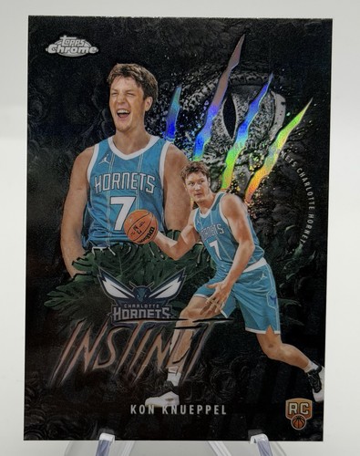 2025-26 Topps Chrome Kon Knueppel #INS-14 Silver Refractor Instinct RC Rookie