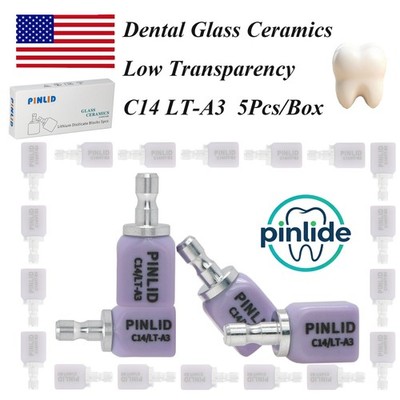US Emax CAD CEREC Blocks Dental Lab Glass Ceramic Blocks 5Pcs/Box C14 LT-A3