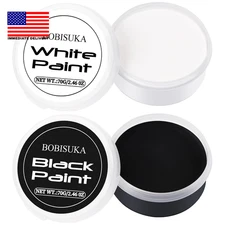 Halloween Black and White Face Body Paint Oil Based Face Painting Kit for Adult
