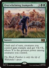 x1 Overwhelming Stampede R MTG Commander: Mar...