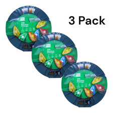 3 Pack 100 CT Multi-Colored Steady Lit C9 LED String Lights Home Accents Holiday