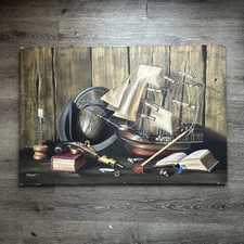 Francesco Alberti (Italy,1941-1996) oil painting  