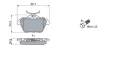 Kits de frein Lancia KAPPA