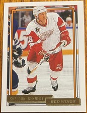 1992-93 Topps Gold Sheldon Kennedy #368 Detroit Red Wings