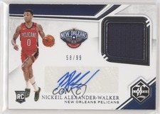 2019-20 Chronicles Limited Rookie Jersey 58/99 Nickeil Alexander-Walker Auto 4k8