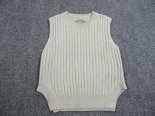 AllSaints Sweater Vest Womens Medium Cream Wh...