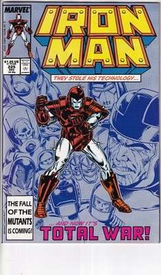 THE INVINCIBLE IRON MAN Vol. 1 #225 December 1987  US MARVEL Comics