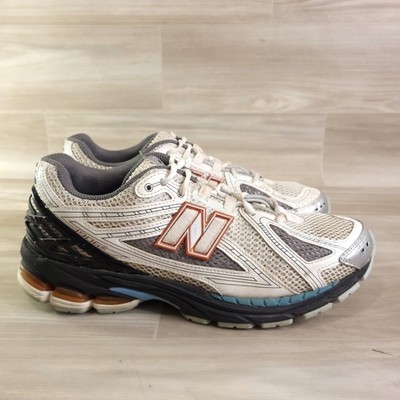 New Balance 1906R Sneakers Mens 9.5 Cream Silver Orange M1906RBO Running Shoes
