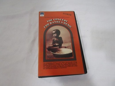 Very Nice Concert for Bangladesh VHS Tape Org Clam Shell w/ Harrison Dylan etc..