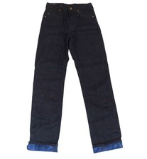PIRATE DENIM Straight Leg Dark Wash Jeans 28x34 Artisan Crafted USA Made Lined