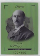 2022 Keepsake Football Edition Green 100/150 Walter Camp #44 y0i