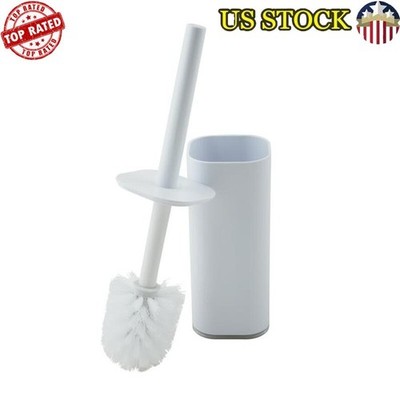 Acrylic Acid Toilet Brush Set Freestanding Bathroom Cleaner Storage Solution New